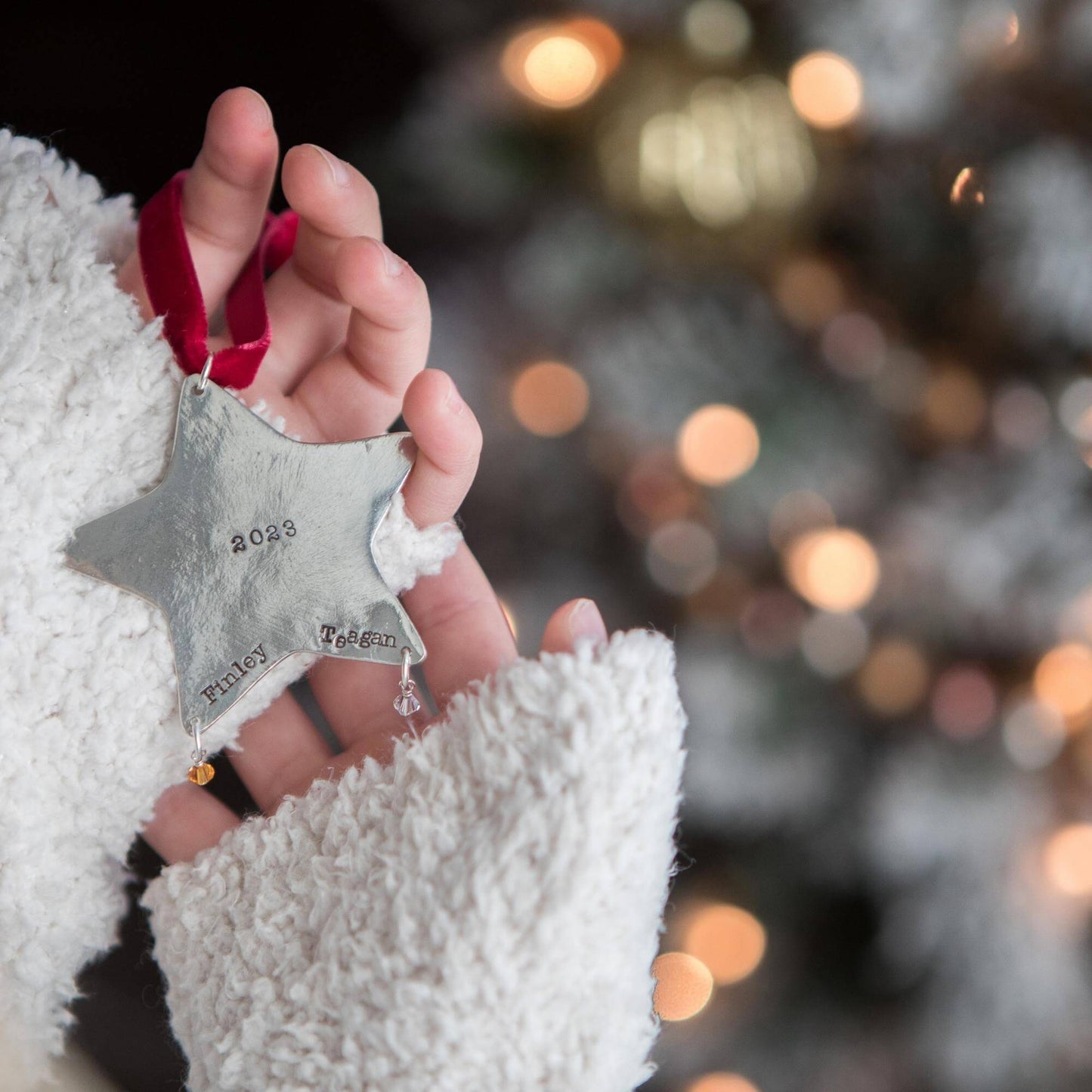 Personalized Christmas Star Ornament