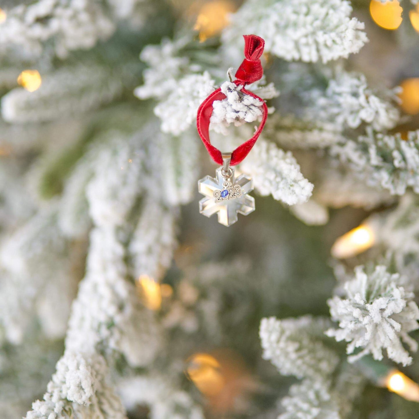 Sparkle Snowflake Birthstone Ornament