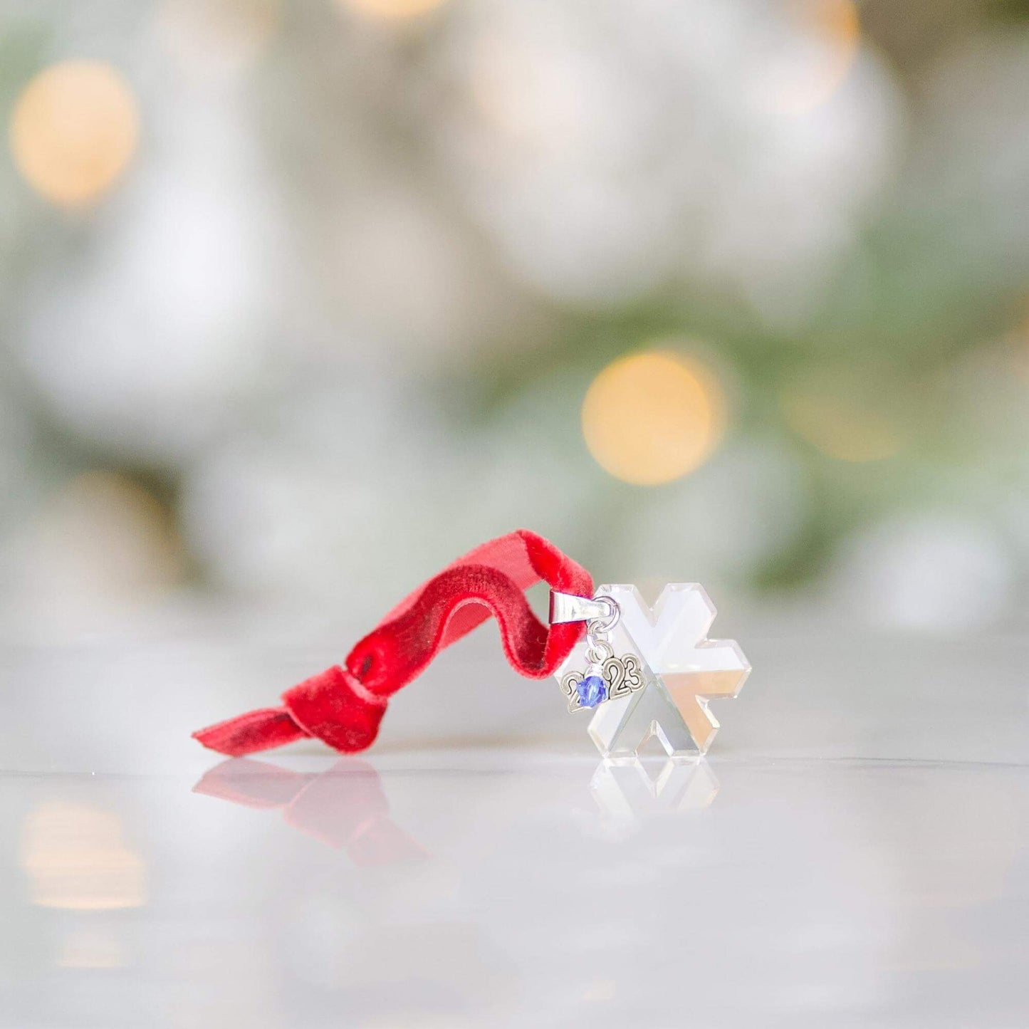 Sparkle Snowflake Birthstone Ornament