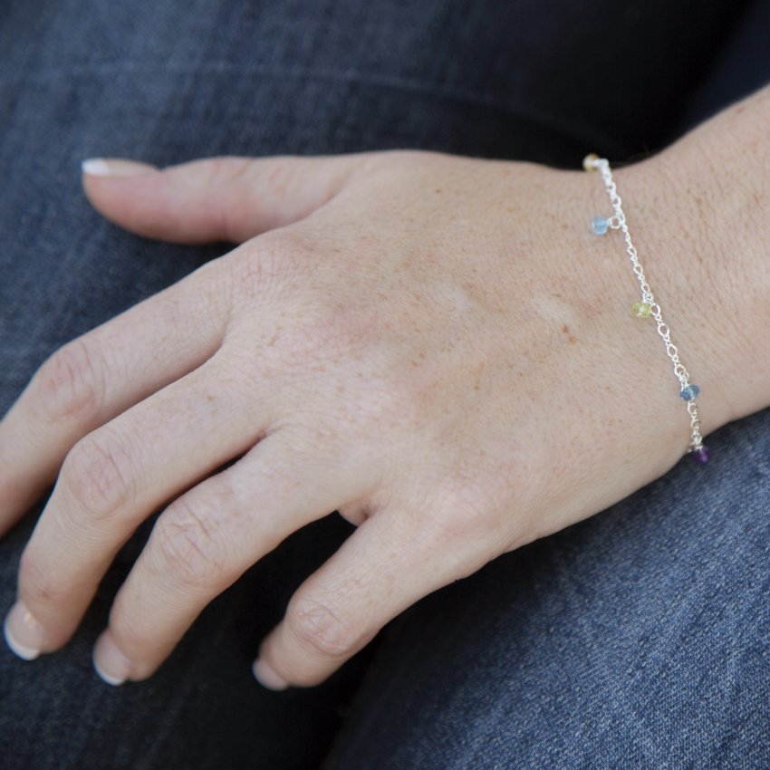 Sparkly Birthstone Bracelet