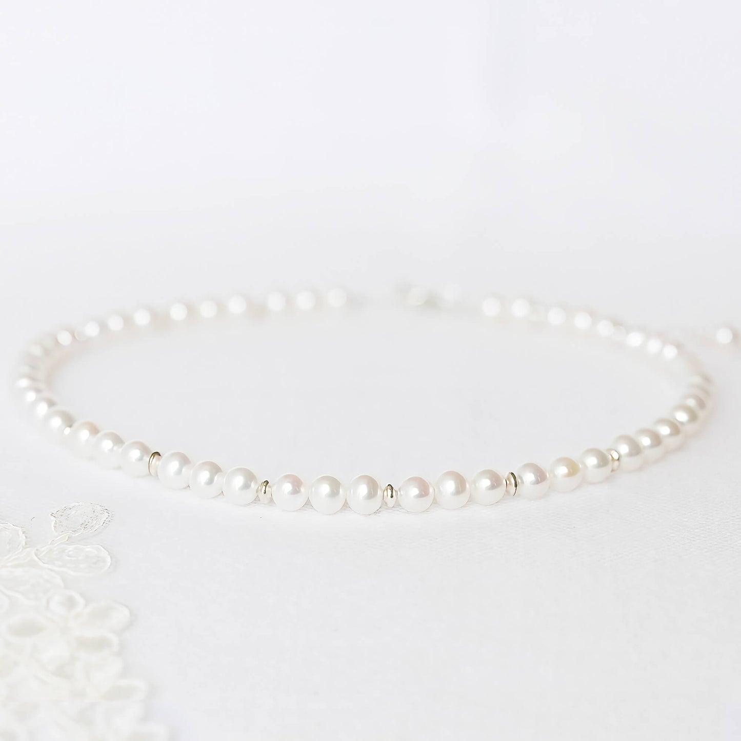 Lovely Pearl and Sterling Silver Necklace