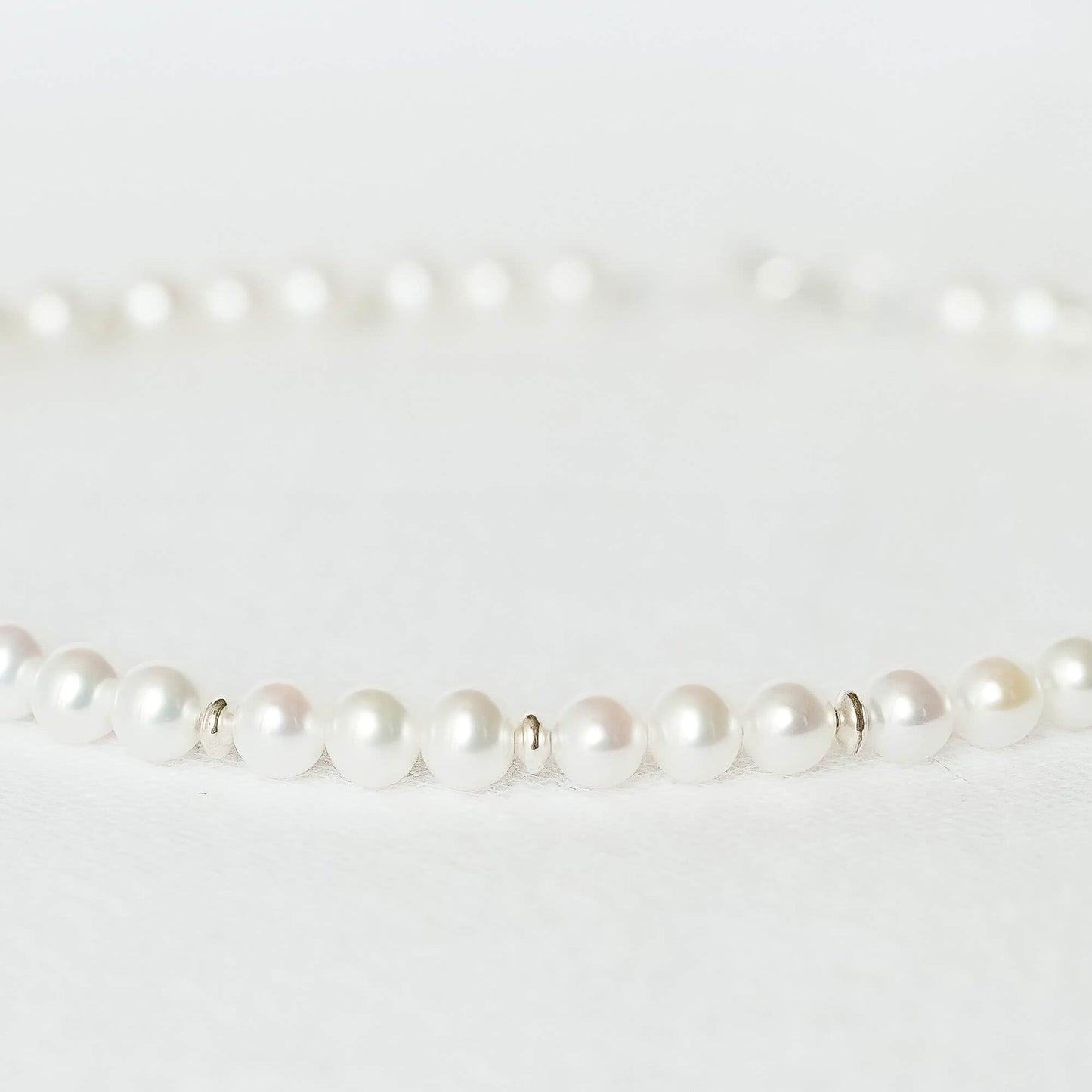 Lovely Pearl and Sterling Silver Necklace