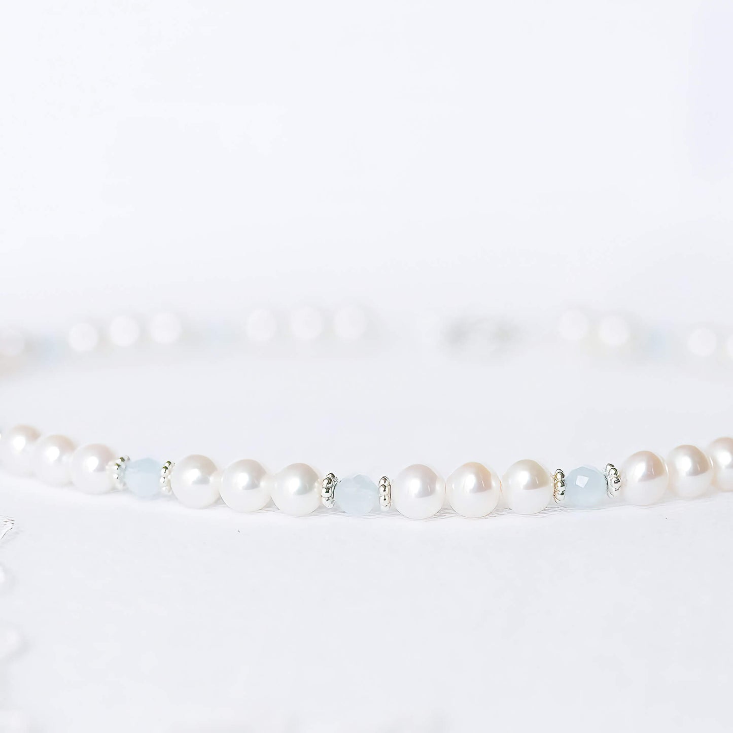 Adorable Pearl and Birthstone Necklace