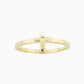 Gold Cross Ring for Girls