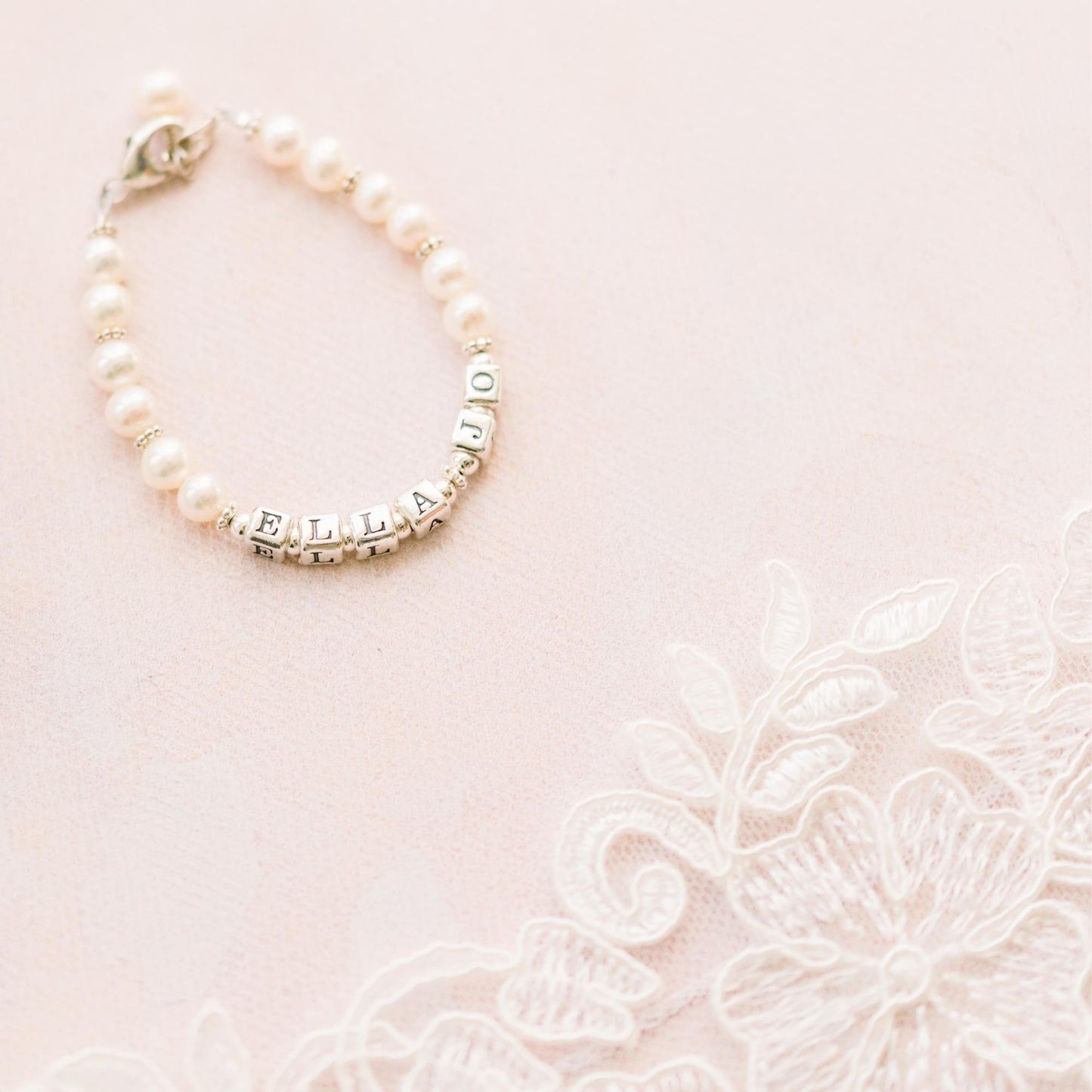 Precious Pearls Name Bracelet