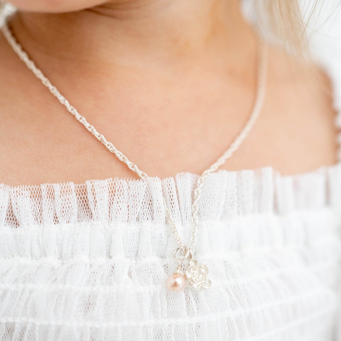 Sweet Flower Keepsake Necklace