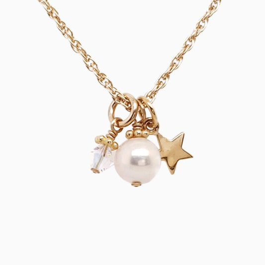 Golden Reach for the Stars Necklace