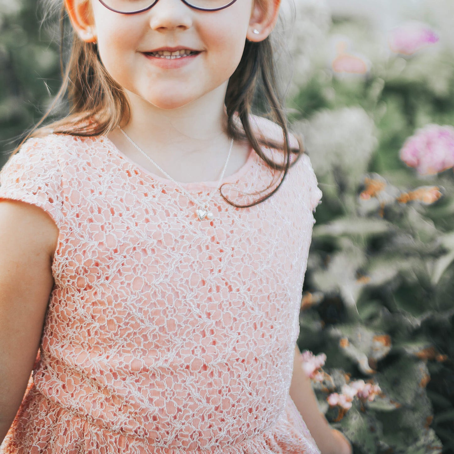 My Little Sweetheart Necklace - Little Girl's Pearls