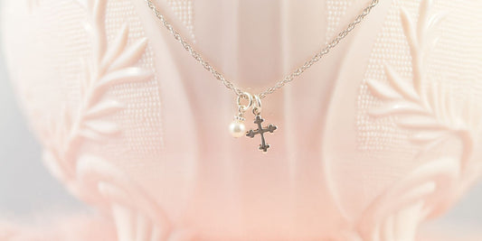 Beautiful girl's cross necklaces for Easter Gifts.