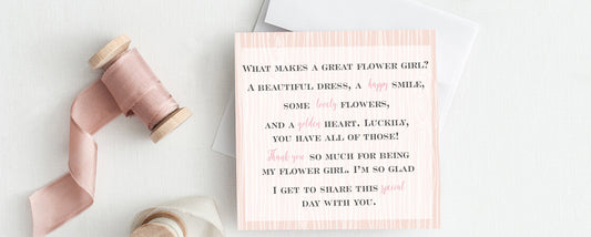 Top 10 Flower Girl Gift Card Message Ideas