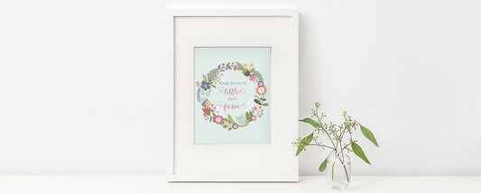 though she be but little she is fierce free printable