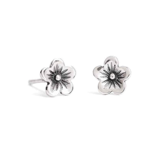 Little Bloom Earrings in Silver