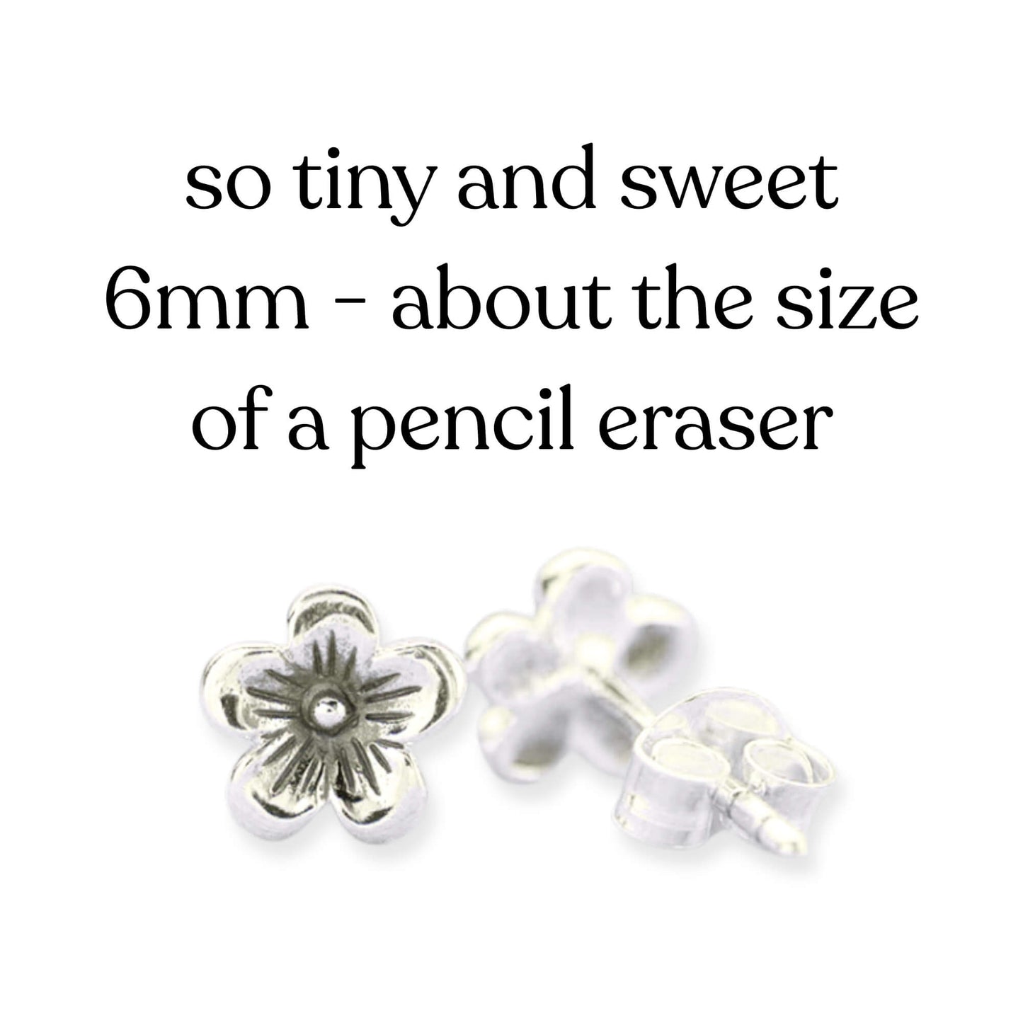 Little Bloom Earrings in Silver
