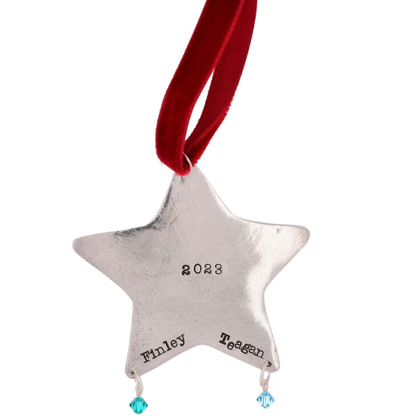 Personalized Christmas Star Ornament
