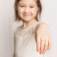 Silver Cross Rope Ring