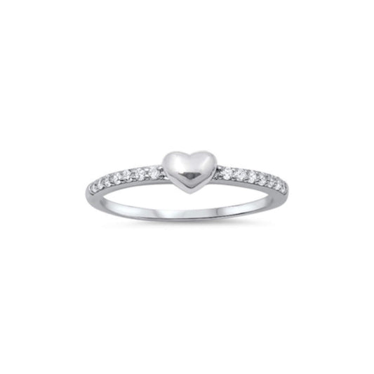 Heartfelt Sparkles Ring in Silver