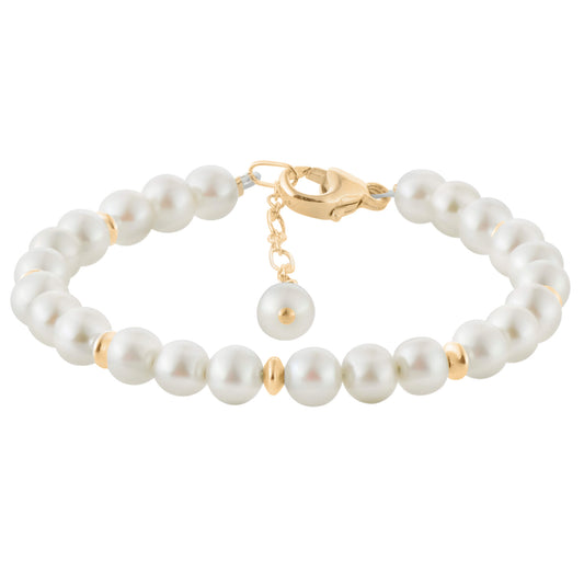 Golden Lovely Pearl Bracelet