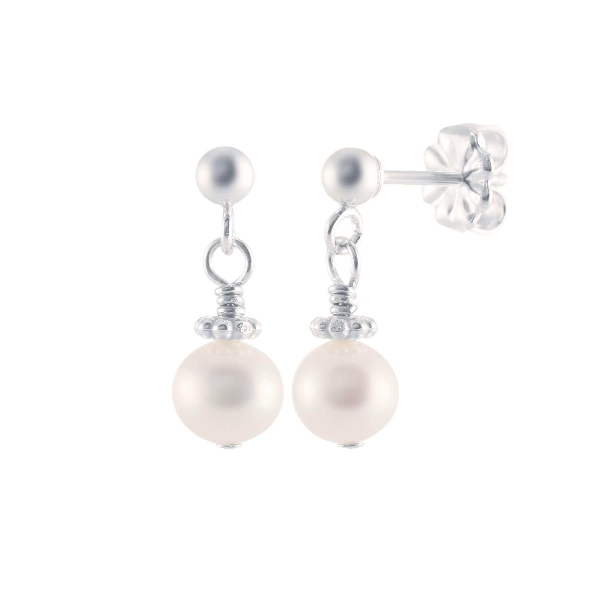 Childrens on sale pearl earrings