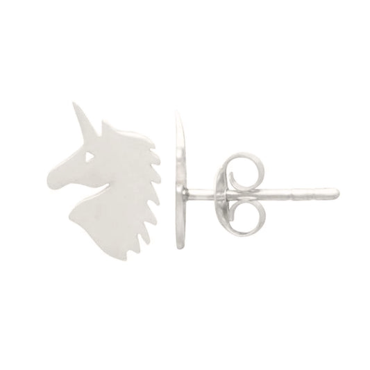 *NEW* Tiny Unicorn Post Earrings in Silver