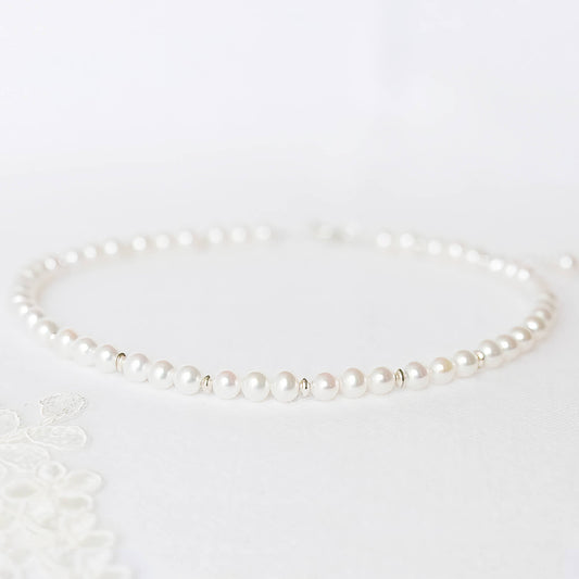 Lovely Pearl and Sterling Silver Necklace