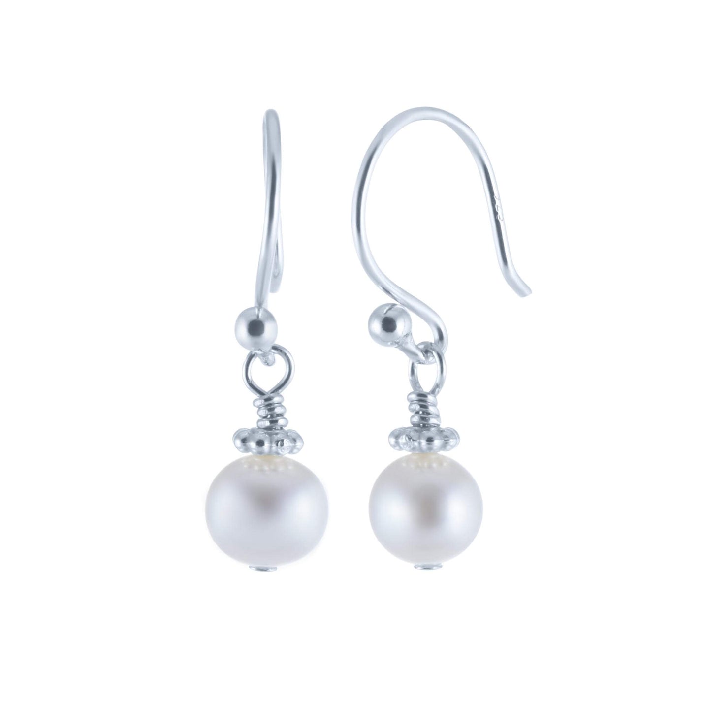 Precious Pearl and Daisy French Hook Earrings – Little Girl's Pearls