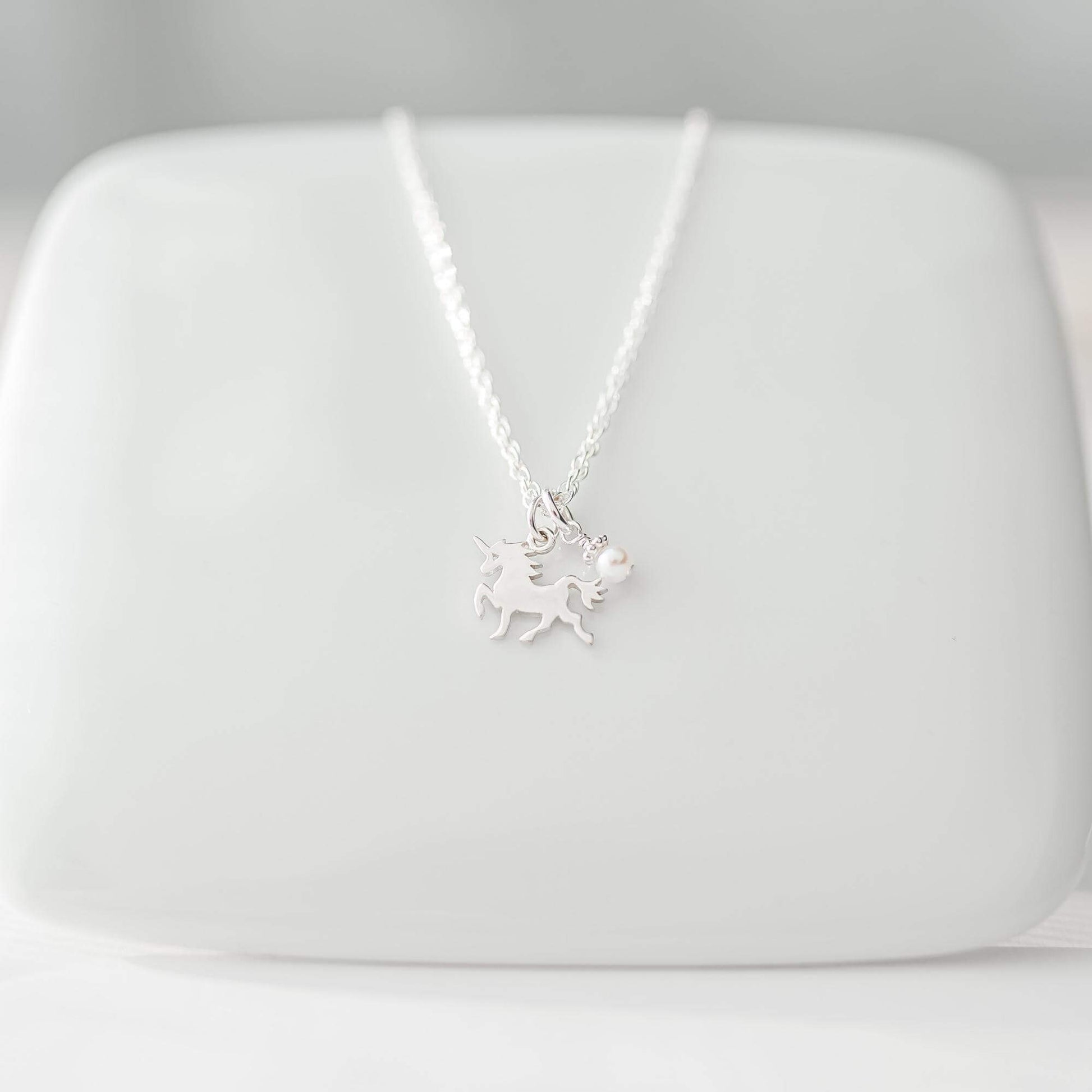 Unicorn Necklace Silver - Unicorn Jewelry - Unicorn Pendant Necklace - –  Shiny Little Blessings USA