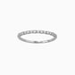 Teenie Tiny Cubic Zirconia Sparkle Ring in Silver