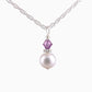 darling pearl and crystal necklace