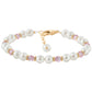 Darling Pearl and Crystal Bracelet in Gold