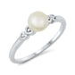 Love + Pearls Ring in Silver