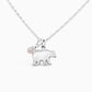 Mama Bear Necklace - Little Girl's Pearls
