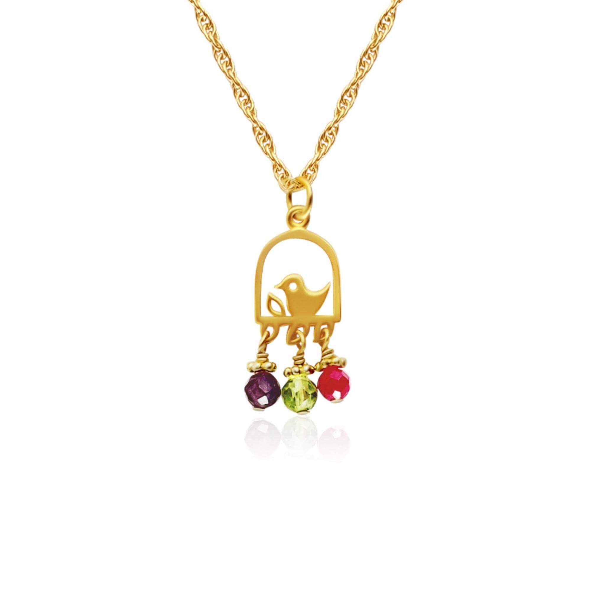 Bird hot sale charm necklace