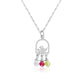 The Best Nest - Mama Bird Charm Necklace in Silver