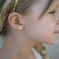 Tiny Gold Cross Earrings